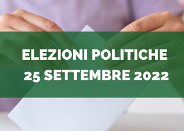 ELEZIONI 25/09/2022 - OPZIONE DEGLI ELETTORI RESIDENTI ALL'ESTERO